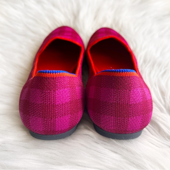 ROTHY’S Cherry Gingham “The Loafer” Limited Edition Washable Flats 9.5 LIKE NEW - Picture 4 of 13